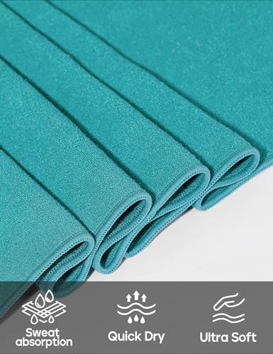 Heathyoga Yoga Mat Towel Non Slip for Hot Yoga Towel with Silicone Grip & Free Spray Bottle, 72"X26" Extra Large Microfibe...