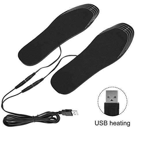 Restokki Heated Insoles, Toe Warmers, Electric Foot Warmer, Winter USB Heated Shoe Insoles, Foot Warming Pad Mat, Heating ...