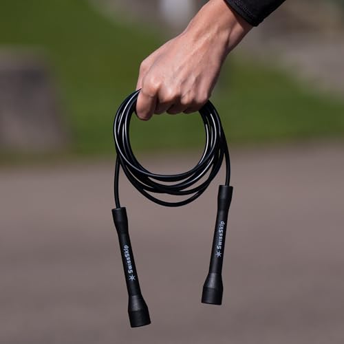 Swissskip Speed Jump Rope by Dayan Kolev, 5mm PVC Skipping Rope, Great for Beginners and Advanced Athlets, Designed for Fi...