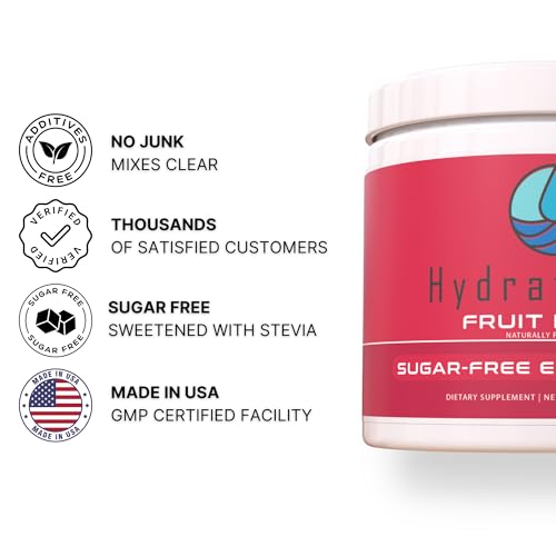 Hydrate Pro Clinical-Grade Electrolyte Powder | 45 Servings | 1000mg Sodium Formula | POTS & Dysautonomia Support | Sugar-...