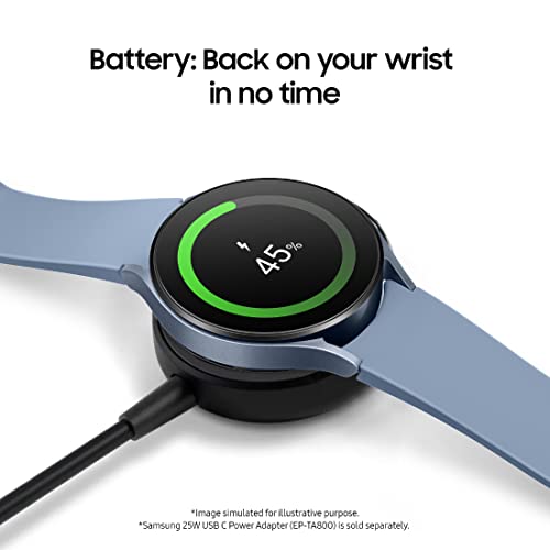 SAMSUNG Galaxy Watch 5 40mm LTE Smartwatch w/ Body, Health, Fitness and Sleep Tracker, Improved Battery, Sapphire Crystal ...