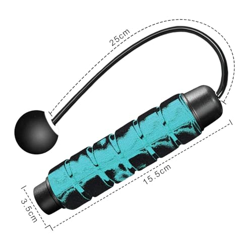 axGear Ropeless Jump Rope Weight Adjustable Fitness Workout Sport Skipping Cordless