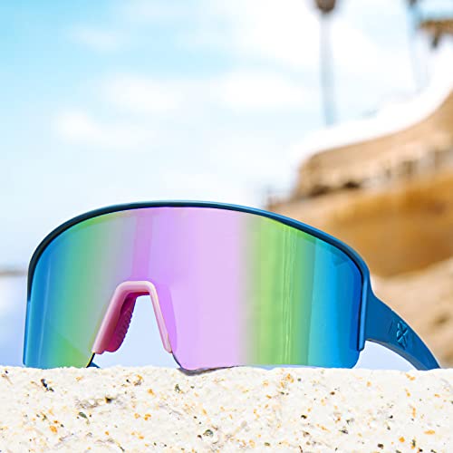 MAXJULI Polarized Sunglasses for Men Women, Windproof Outdoor Sports Cycling Running UV400 Protection Sun Glasses 8121