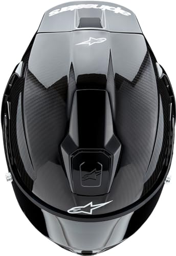 Alpinestars Supertech R10 Solid Helmet, Carbon Shell, CE-Certified, Advanced Ventilation & Fit
