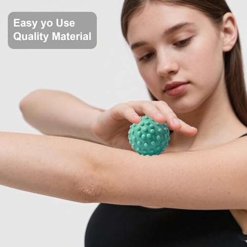 Foot Massage Ball Myofascial Release, Pain Relieve from Plantar Fasciitis, Massage Tool for Tight Muscles and Sore Feet, R...
