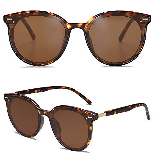 SOJOS Sunglasses Womens Trendy 2025 Classic Round Retro Vintage Shades Large Frame Sunnies SJ2067
