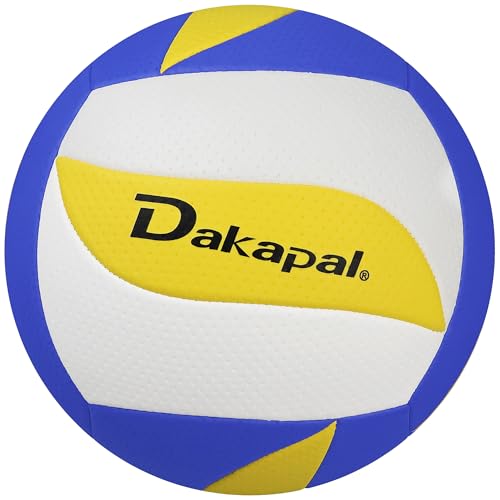 Dakapal Official Air Volleyball – Soft & Lightweight Volleyball for Recreation, Training, and Outdoor/Indoor Play – Offici...
