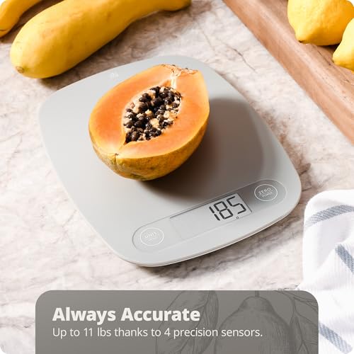 Greater Goods Food Scale - Digital Kitchen Scale, 1g Precision, Easy-Tare & Quick Conversion, Slim Compact Design, Durable...