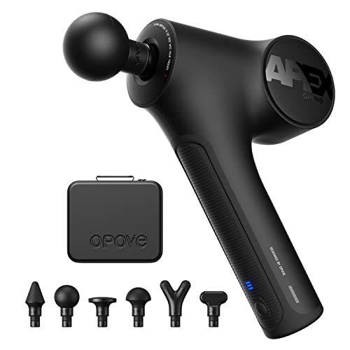 opove Apex Massage Gun Deep Tissue 14.5mm Percussion Fascia Muscle Massager for Athletes Workout Pain Relief Recovery Rela...