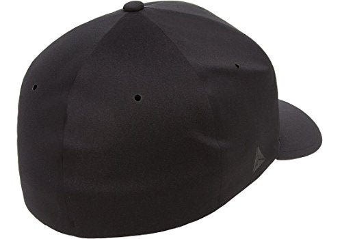 Flexfit Men's Delta Seamless Baseball Cap, Black, Large-X-Large