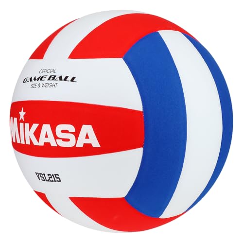 Mikasa Competitive Class Volleyball (Red/White/Blue)
