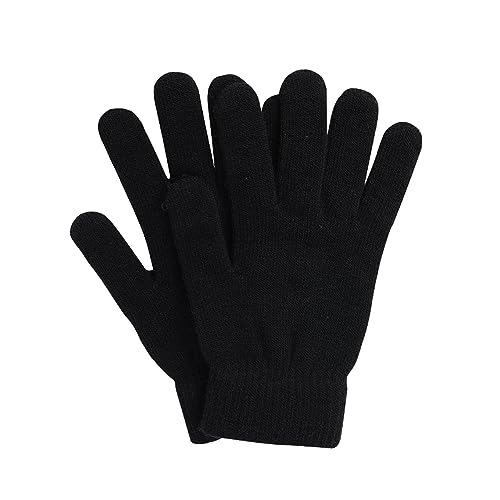 UTTPLL Stretchy Mittens Sports Knitted Gloves Unisex Magic Gloves Winter Full Finger Elastic Warm Mittens for Women Men