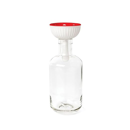 OTOTO Mushroom - Foldable Small Kitchen Funnel with Wide Mouth for Jars. Bottle Liquid Transfer - Silicone, 100% Food Safe, BPA Free, Dishwasher Safe