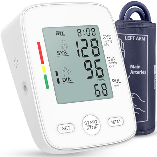 AILE Blood Pressure Monitor, Upper Arm Blood Pressure Machine, Automatic Blood Pressure Monitors for Home Use BP Monitors ...