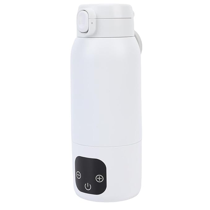 Fockety Baby Milk Warmer, 500ML Large Capacity Portable Bottle Warmer Leakage Travel Baby Milk Heater for Breastmilk and Formula