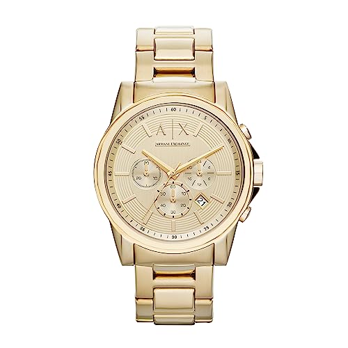 Armani Exchange AX Chronograph Watch for Men with Leather, Stainless Steel or Silicone Band