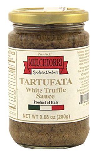Melchiorri Tartufata White Truffle Sauce, 9.88 Ounce - Gourmet Italian Truffle Condiment, Perfect for Pasta and Dishes