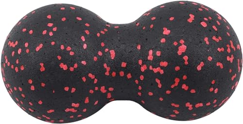 Risprsulen Black Peanut Massage Ball Double Lacrosse Massage Ball for Physical Therapy, Massage Tools and Equipment, Muscl...