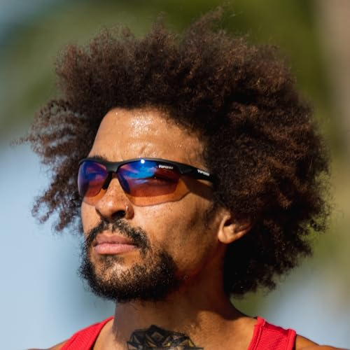 Tifosi Intense Sport Sunglasses Men & Women - Ideal For Golf, Pickleball, Running & Tennis. Vented Lenses Prevent Fogging