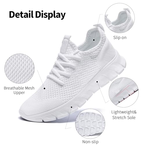 YRLTYO Womens Walking Shoes Running Tennis Sneakers Non Slip Gym Workout Athletic Lightweight Comfortable Fashion Sport Me...