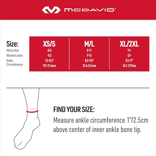 McDavid Ankle Brace, Low Profile Lace-Free Phantom Ankle Braces for Men Basketball and more. Lightweight Design, Advanced ...