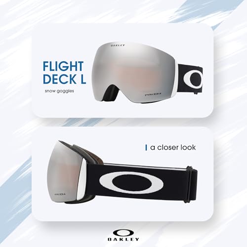 OAKLEY Flight Deck MEDIUM/LARGE Ski Goggles For Men For Women OO7050, OO7064 + Care Kit