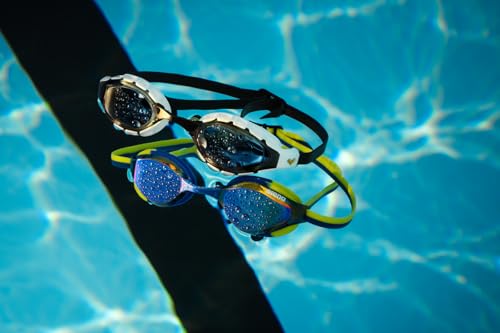 ARENA Unisex Kids Junior Python Swim Racing Goggles Ages 6 to 12 Young Competitive Swimmers