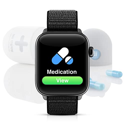 COCO Bluetooth Comfortable Health Monitoring Smartwatch for Seniors – Heart Rate, Body Temperature, Blood Oxygen, Activity...