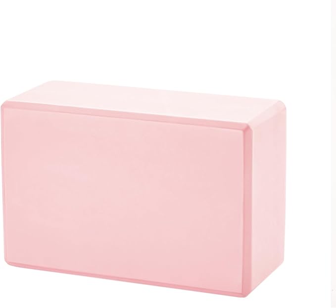High-Density EVA Yoga Block – Hard & Thick (250g) Block for Yoga, Pilates, Dance Workout – Non-Slip Exercise Brick for Beg...