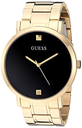 Guess Stainless Steel Genuine Diamond Dial Watch