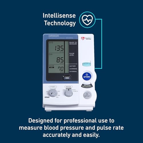 OMRON IntelliSense Professional Digital Blood Pressure Monitor for Clinical Use & Upper Arm Blood Pressure Cuffs - #1 Doct...
