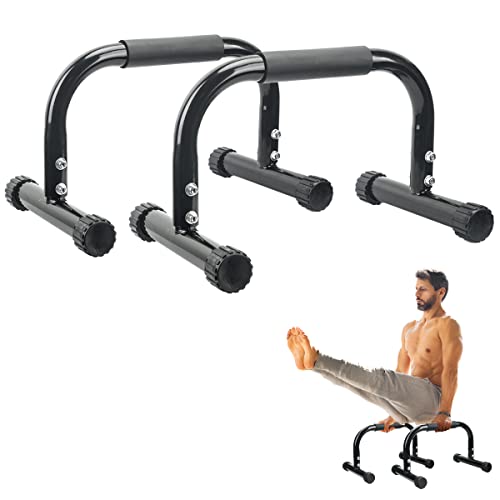 AmazeFan Parallettes Bars, Push Up Bars Strength Training For Handstands, Full Planche & Dips, Calisthenic, Gymnastic, [1...