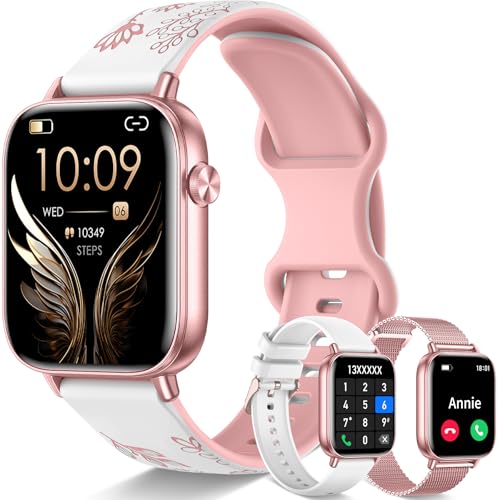 1.83'' Smart Watch for Women with Bluetooth Call (Answer/Dial), Activity Fitness Tracker with 100+ Sport Modes Heart Rate/...