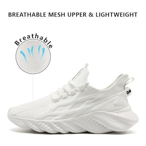 XKOWUO Mens Walking Shoes Running Trainers Sneakes Athletic Gym Fitness Sport Shoes Non Slip Breathable Mesh Comfortable W...
