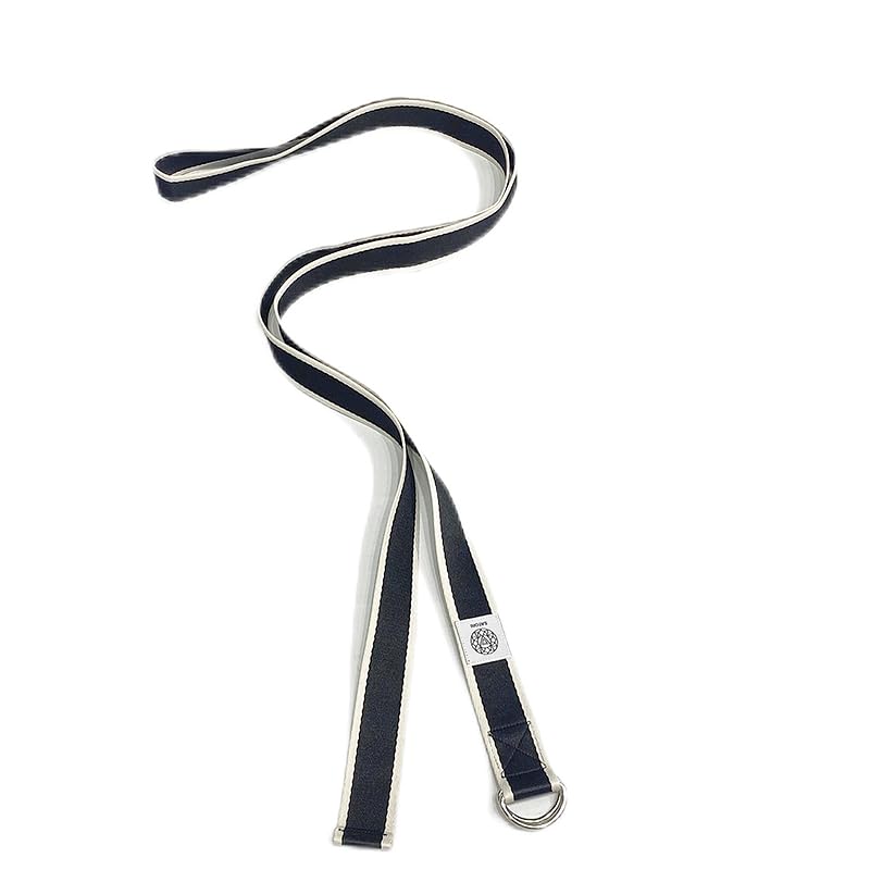 Satori Concept Yoga Strap for Stretching, Exercise, Flexibility Training, Durable Cotton with Double D-Ring, Improves Flex...