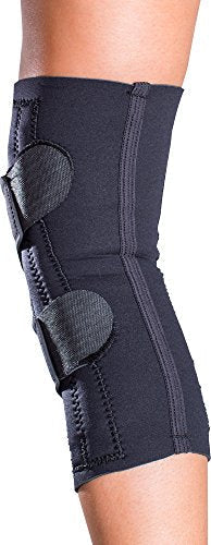 DonJoy Lateral J Patella Knee Support Brace Without Hinge: Drytex, Right Leg, Large