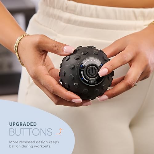 Lifepro 4-Speed Vibrating Massage Ball - Peanut Massager and Vibrating Foam Roller for Fitness, Mobility, and Relaxation -...