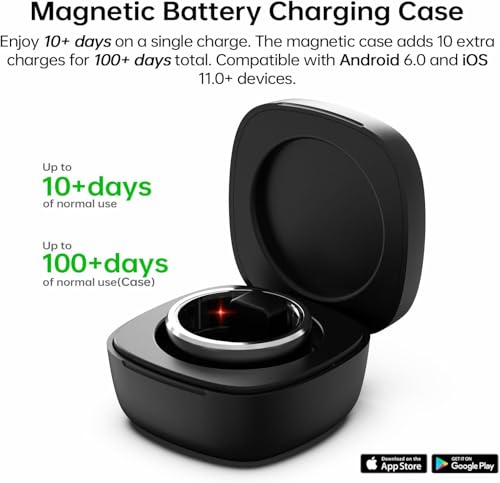 Smart Ring for Women Men,Fitness Tracker Ring with Heart Rate, Sleep Monitoring, Blood Oxygen, Step Counting for iOS and A...