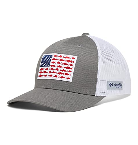 Columbia Unisex PFG Fish Flag Mesh Ball Cap