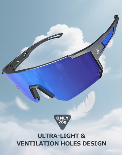 KALIYADI Sunglasses-Men Sports Mens-Sunglasses Women: Sun Glasses with UV400 for Running Cycling Golf Fishing