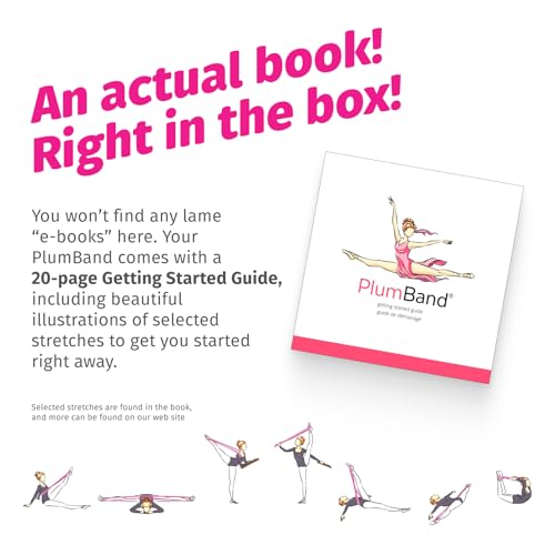 The PlumBand Stretch Band for Dance and Ballet – Premium Gift-Ready Package - Sizes for Kids & Adults – Improve Your Split...