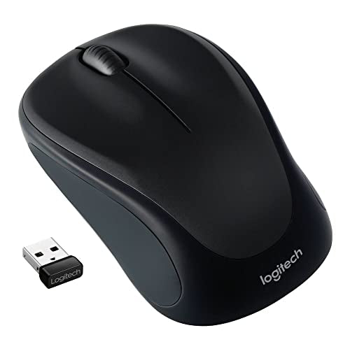Logitech M317 Wireless Mouse, 2.4 GHz with USB Receiver, 1000 DPI Optical Tracking, 12 Month Battery, Compatible with PC, ...