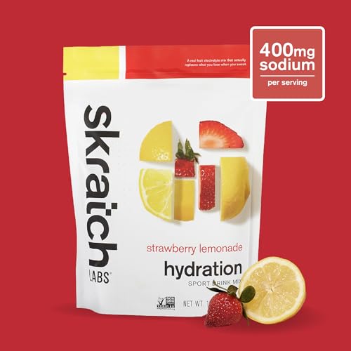 Skratch Labs Hydration Powder | Sport Drink Mix | Electrolytes Powder for Exercise, Endurance, and Performance | Strawberr...