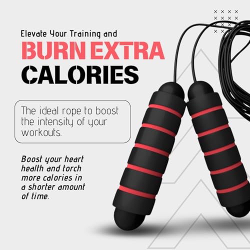 Rmg8 Fit Dynamic Agility Jumping Rope with Smooth Rotation and Adjustable Length, Ideal for Women, Men, and Kids, Enhanced...