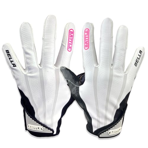 Battle Sports I'm HER Bella Female Football Receiver Gloves, Adult & Youth, Limited Edition
