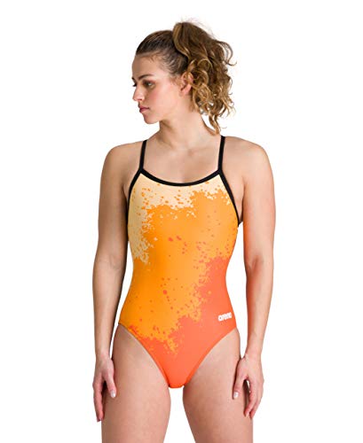 ARENA Women's Spraypaint Light Drop Back MaxLife One Piece Swimsuit