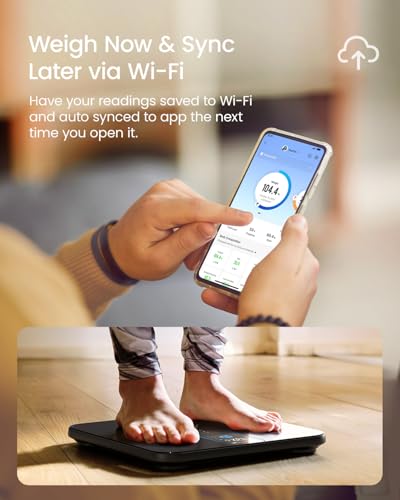 RENPHO Smart Scale with Color Display & Smart Tape Measure