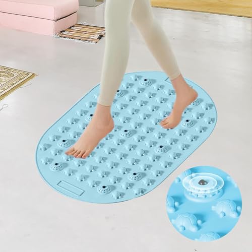 Kokiya Foot Pressure Point Acupressure Mat Non Slip Standing Pressure Point Mat Feet Massage Pad for Jogging Office Workin...