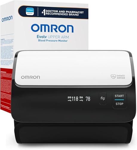 OMRON Evolv Wireless Blood Pressure Monitor for Home Use & Upper Arm Blood Pressure Cuff - #1 Doctor & Pharmacist Recommen...