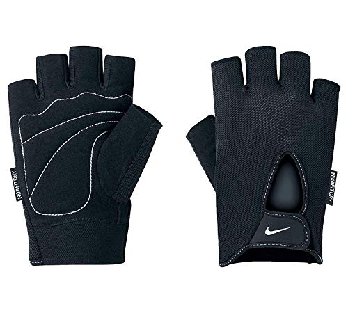 Nike Men`s Fundamental Training Gloves (Black(9092052037-001)/White, Large)